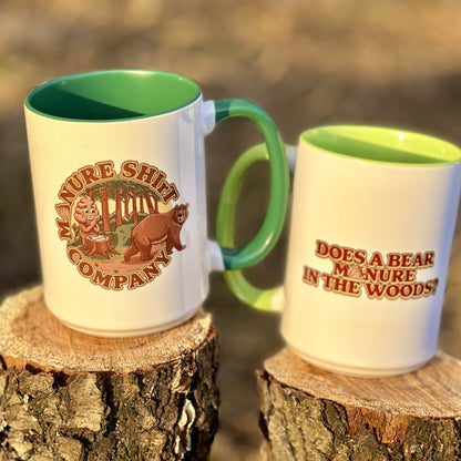 Does a Bear Manure In the Woods Mug