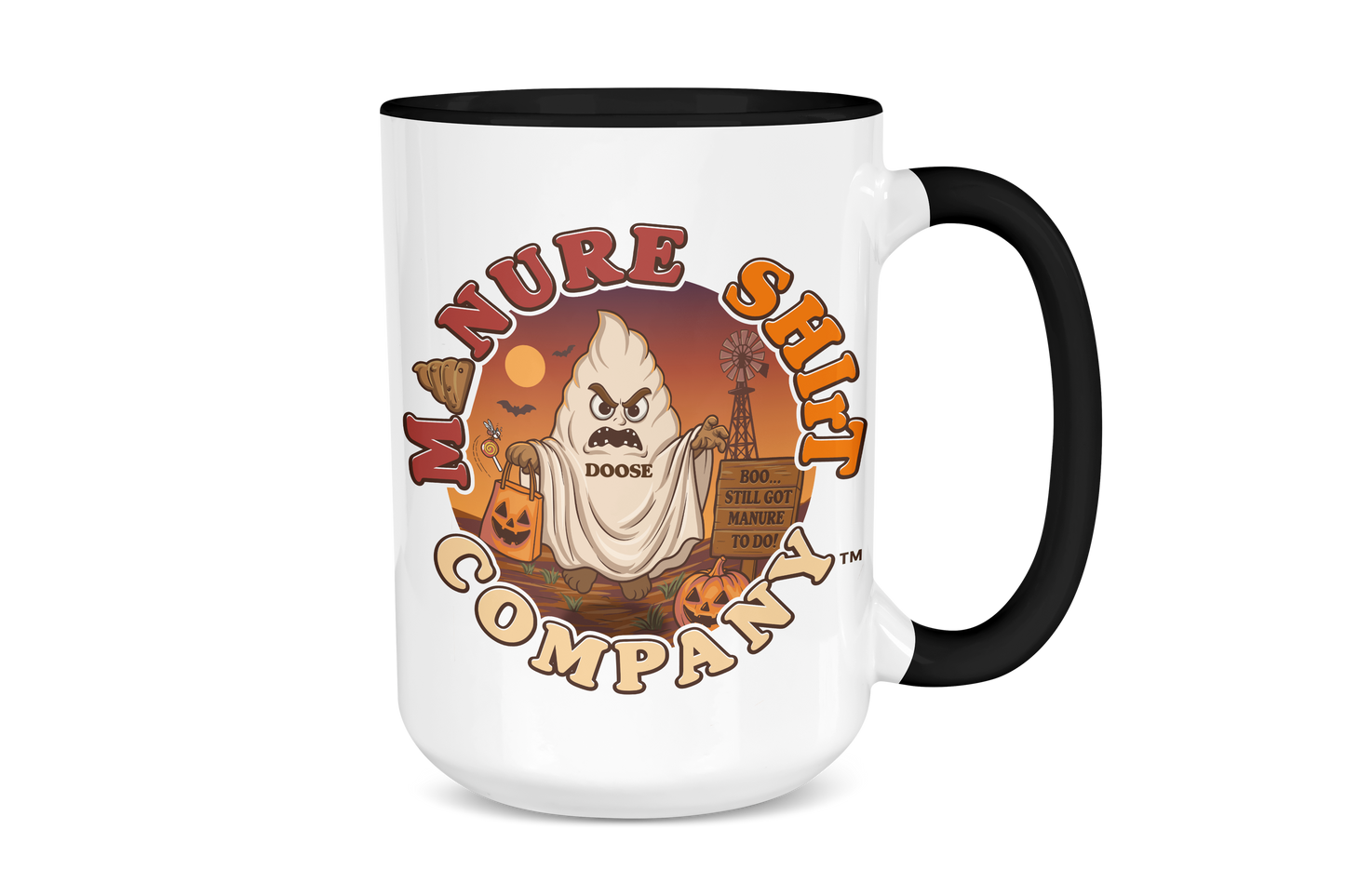 Scared Manure-Less Mug