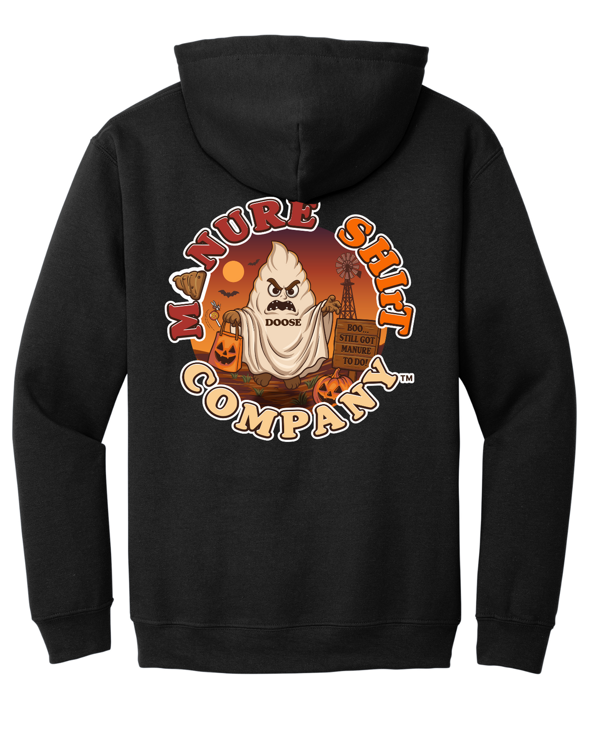 Scared Manure-Less Halloween Hoodie